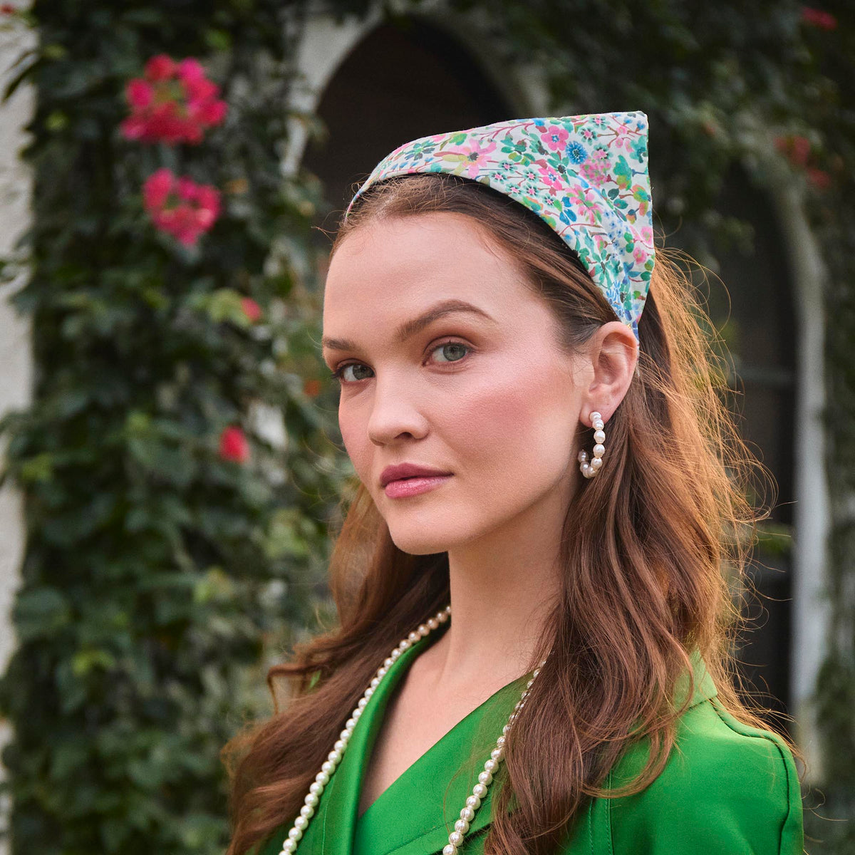 Lele Sadoughi HEADBANDS ONE SIZE SUMMER DREAMS JACKIE LIBERTY HANKERCHIEF HEADBAND