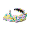 Lele Sadoughi HEADBANDS ONE SIZE SUNRISE ROSE HOLLY LIBERTY SILK HEADBAND
