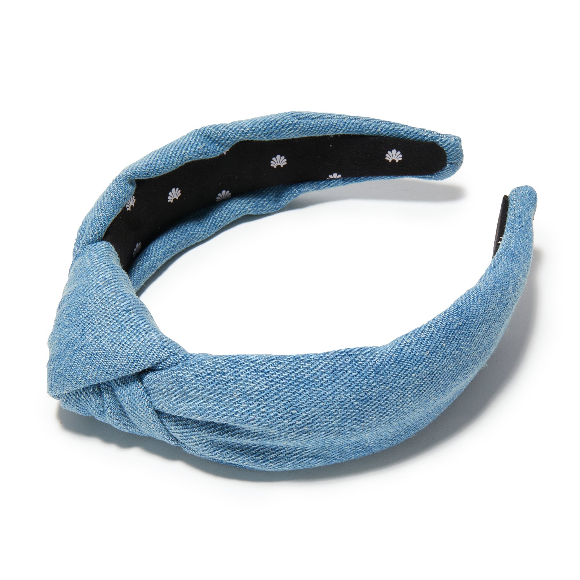 Lele Sadoughi HEADBANDS OS LIGHT DENIM HEADBAND