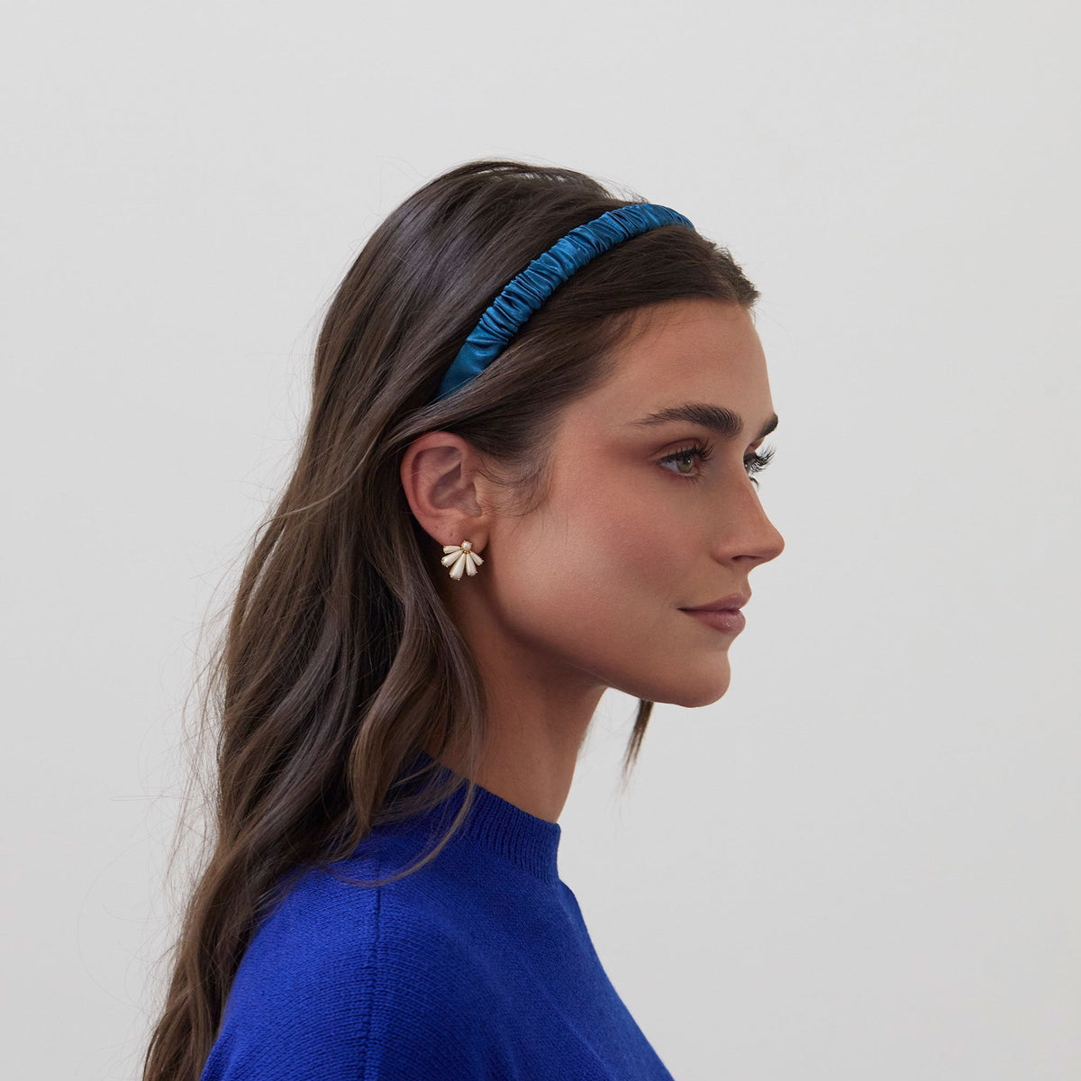 Lele Sadoughi HEADBANDS PEACOCK JESSIE HEADBAND