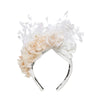 Lele Sadoughi HEADBANDS PEARL ROSE FLORAL BOUQUET HEADBAND
