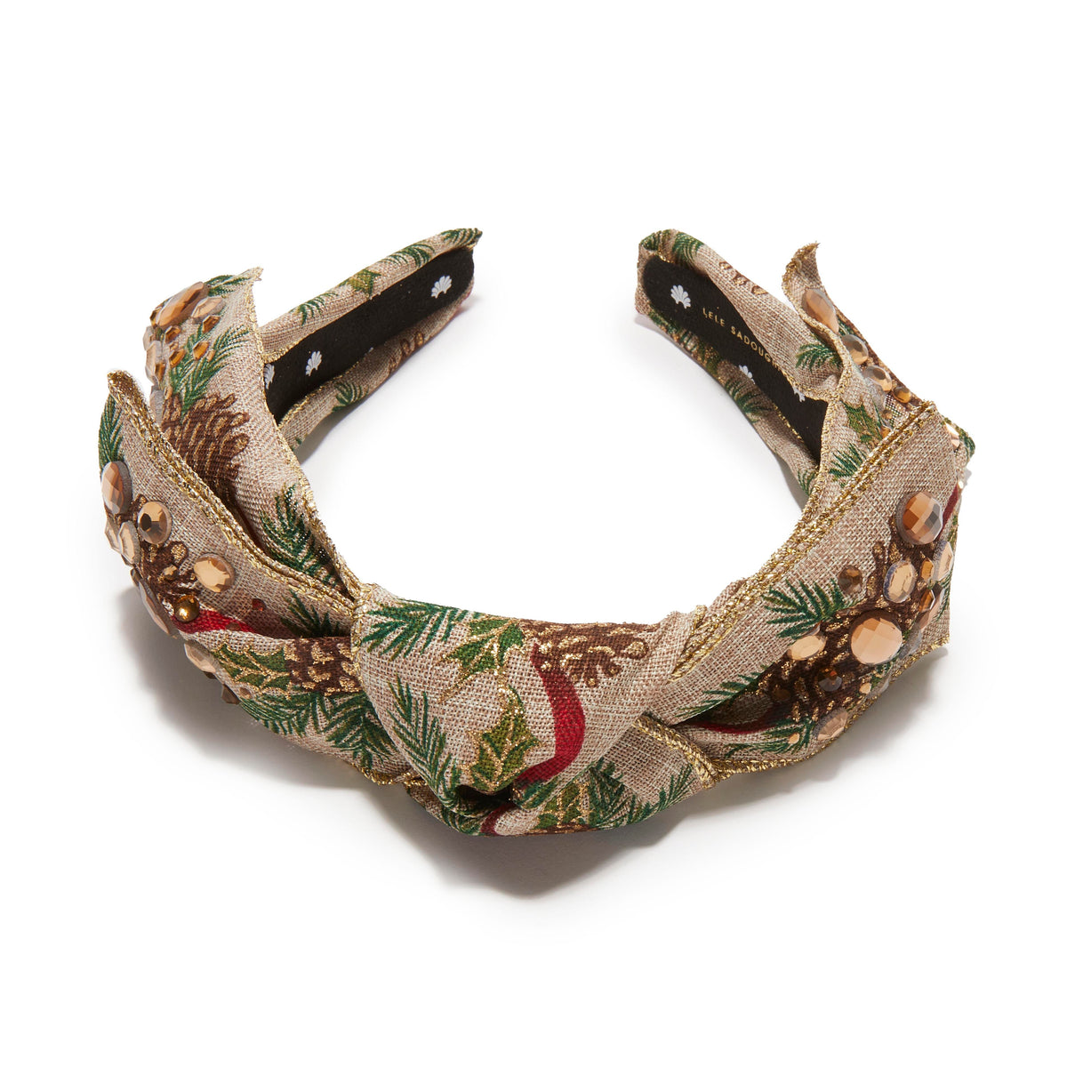 Lele Sadoughi HEADBANDS PINECONE SHIRLEY CRYSTAL PEBBLE HEADBAND