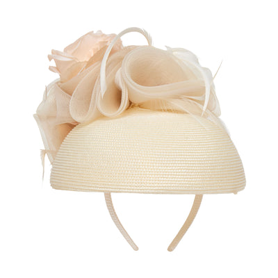 Lele Sadoughi HEADBANDS PINK CAMELLIA FLORAL BOUQUET FASCINATOR