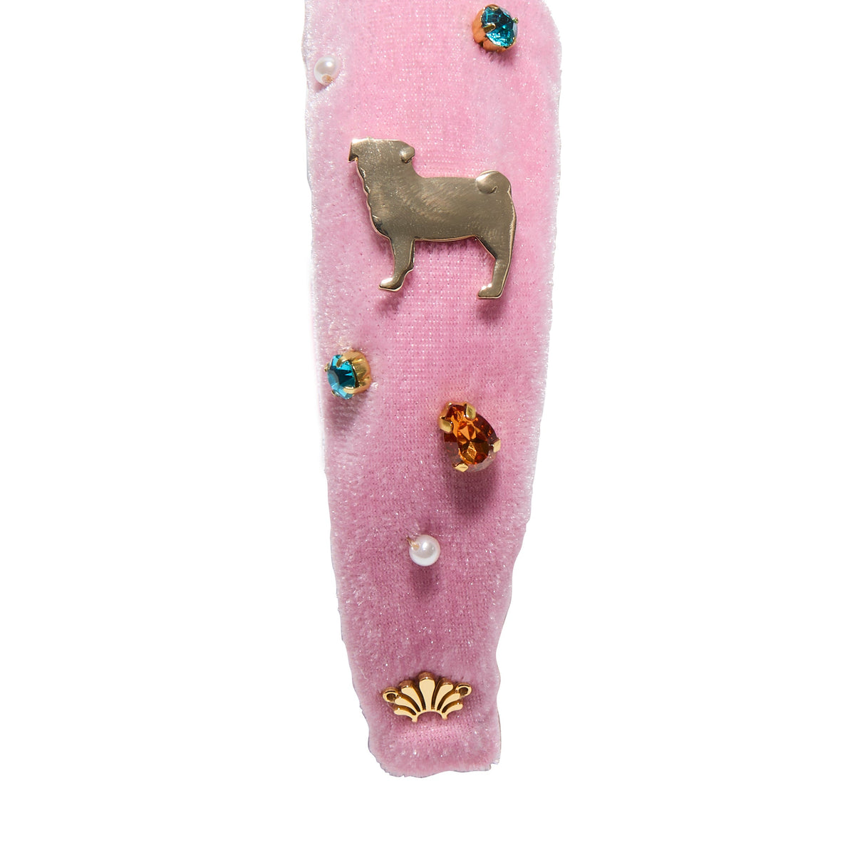 Lele Sadoughi HEADBANDS PINK LULU'S PUPPY HUT KIDS HOLLY HEADBAND