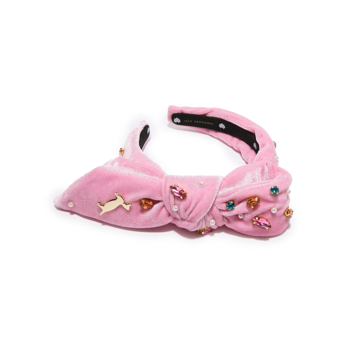 Lele Sadoughi HEADBANDS PINK LULU'S PUPPY HUT KIDS HOLLY HEADBAND