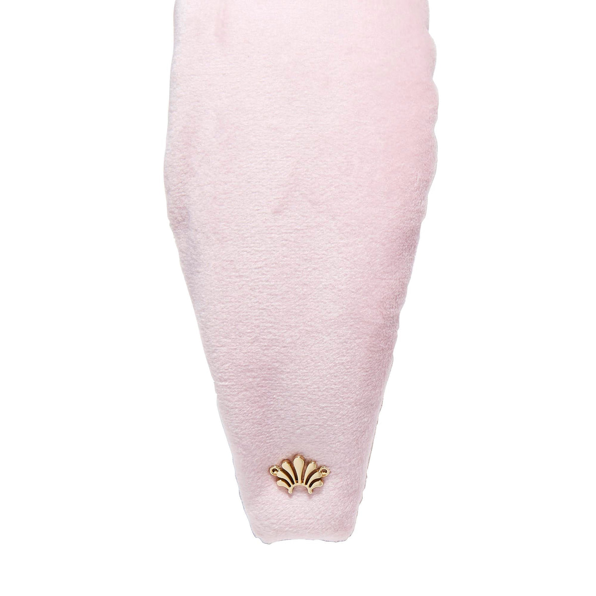 Lele Sadoughi HEADBANDS PINK VELVET KNOTTED HEADBAND