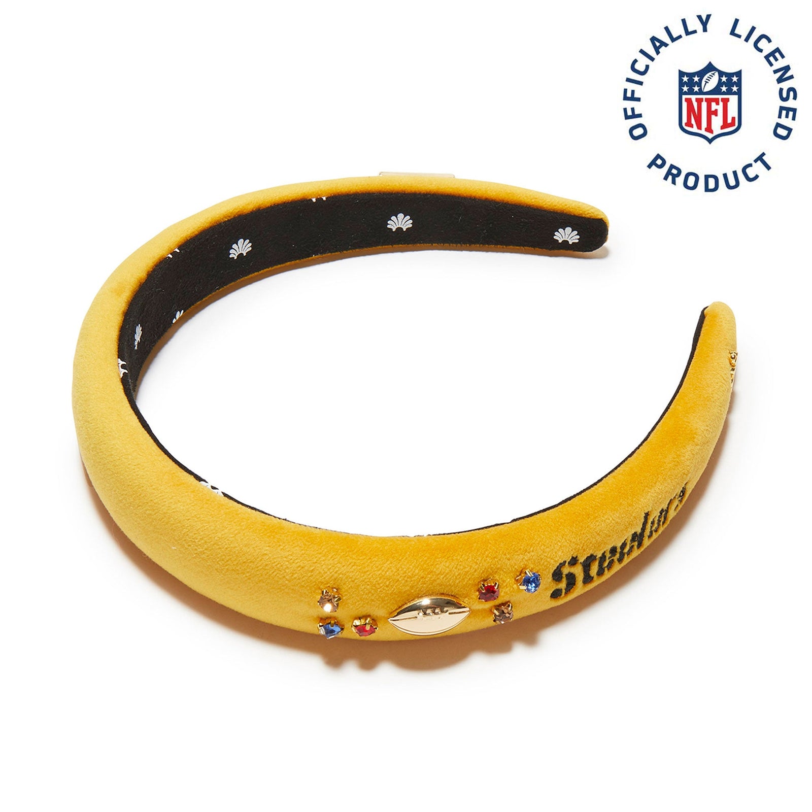 Lele Sadoughi HEADBANDS PITTSBURGH STEELERS LELE X NFL GOLD CHARLOTTE HEADBAND *PRE-ORDER*