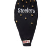 Lele Sadoughi HEADBANDS PITTSBURGH STEELERS LELE X NFL JET EMBELLISHED KNOTTED HEADBAND