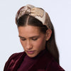 Lele Sadoughi HEADBANDS PLUM BLUSH GRETA FLORAL LACE HEADBAND