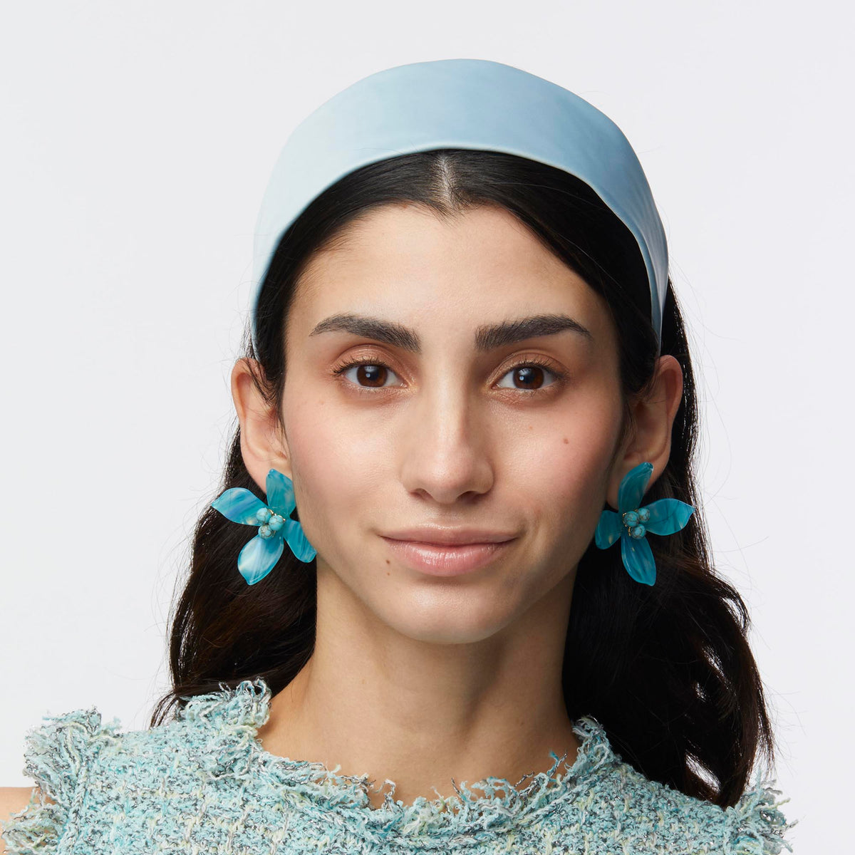 LELE SADOUGHI HEADBANDS POWDER BLUE BRIGITTE HEADBAND