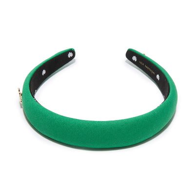 Lele Sadoughi HEADBANDS *PRE-ORDER* MYSTIC GREEN TEXAS STRONG CHARLOTTE HEADBAND