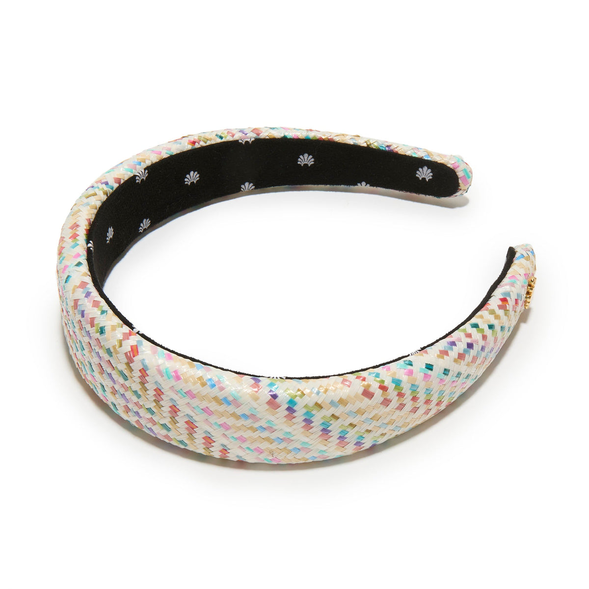 Lele Sadoughi HEADBANDS RAINBOW ALICE RAFFIA MEDLEY HEADBAND