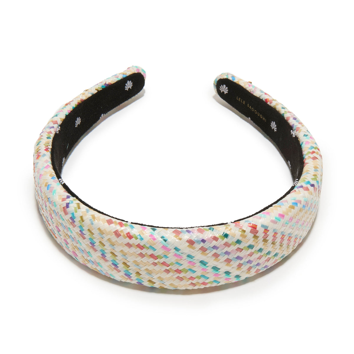 Lele Sadoughi HEADBANDS RAINBOW ALICE RAFFIA MEDLEY HEADBAND