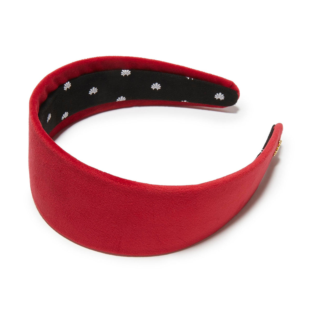 Lele Sadoughi HEADBANDS RED BRIGITTE VELVET HEADBAND