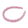 Lele Sadoughi HEADBANDS RED JESSIE SEERSUCKER HEADBAND