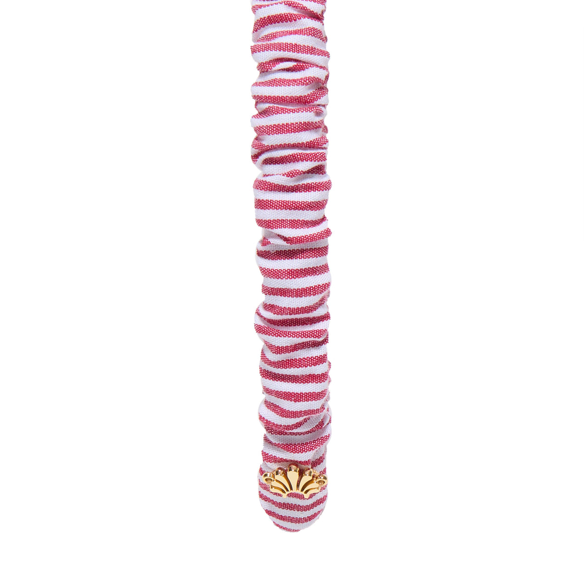 Lele Sadoughi HEADBANDS RED JESSIE SEERSUCKER HEADBAND