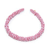Lele Sadoughi HEADBANDS RED JESSIE SEERSUCKER HEADBAND