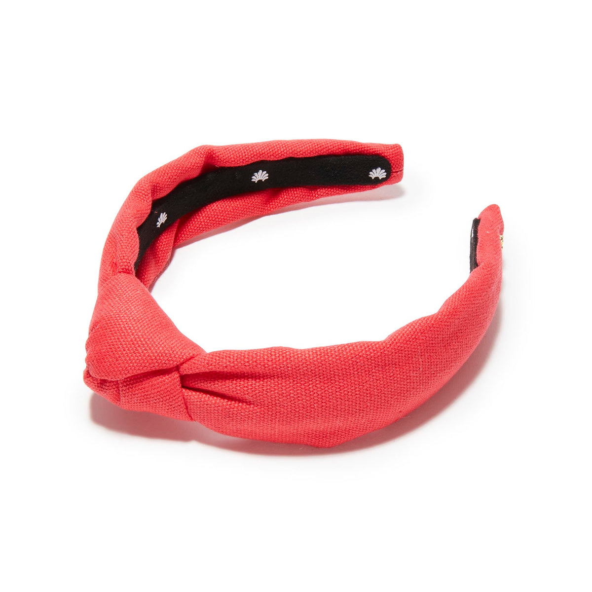 Lele Sadoughi HEADBANDS RED WOVEN KIDS KNOTTED HEADBAND