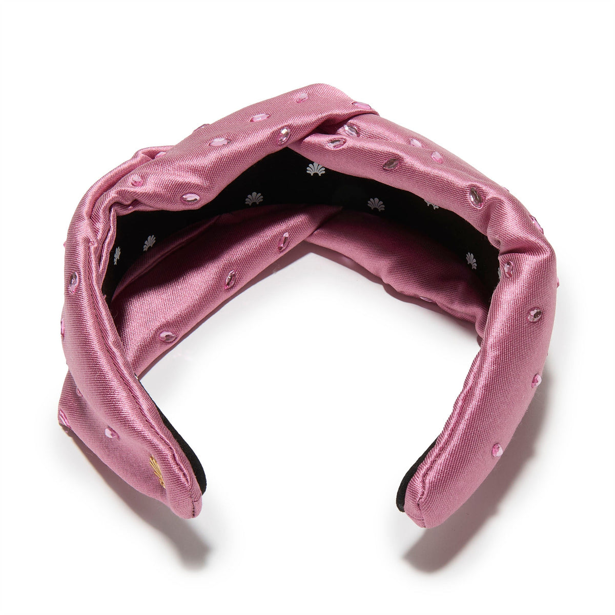 Lele Sadoughi HEADBANDS ROSE MARCHESA COUTURE X LELE SADOUGHI GRETA SILK HEADBAND