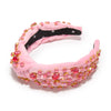 Lele Sadoughi HEADBANDS ROSE SWAROVSKI® TRESOR KNOTTED HEADBAND