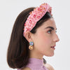 Lele Sadoughi HEADBANDS ROSE SWAROVSKI® TRESOR KNOTTED HEADBAND
