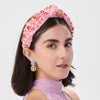 Lele Sadoughi HEADBANDS ROSE SWAROVSKI® TRESOR KNOTTED HEADBAND