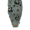 Lele Sadoughi HEADBANDS SAGE KNOTTED TWINKLE CRYSTAL HEADBAND