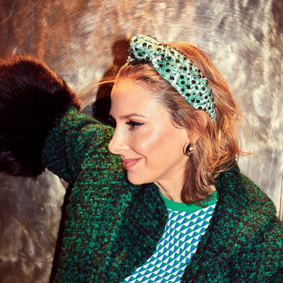 Lele Sadoughi HEADBANDS SAMBOURNE PINE GRETA LIBERTY CRYSTAL HEADBAND