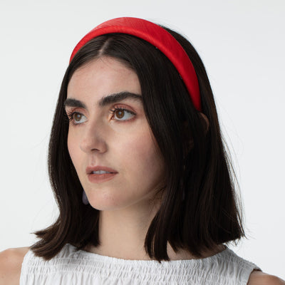Lele Sadoughi HEADBANDS ONE SIZE SCARLET ALICE MOIRE HEADBAND