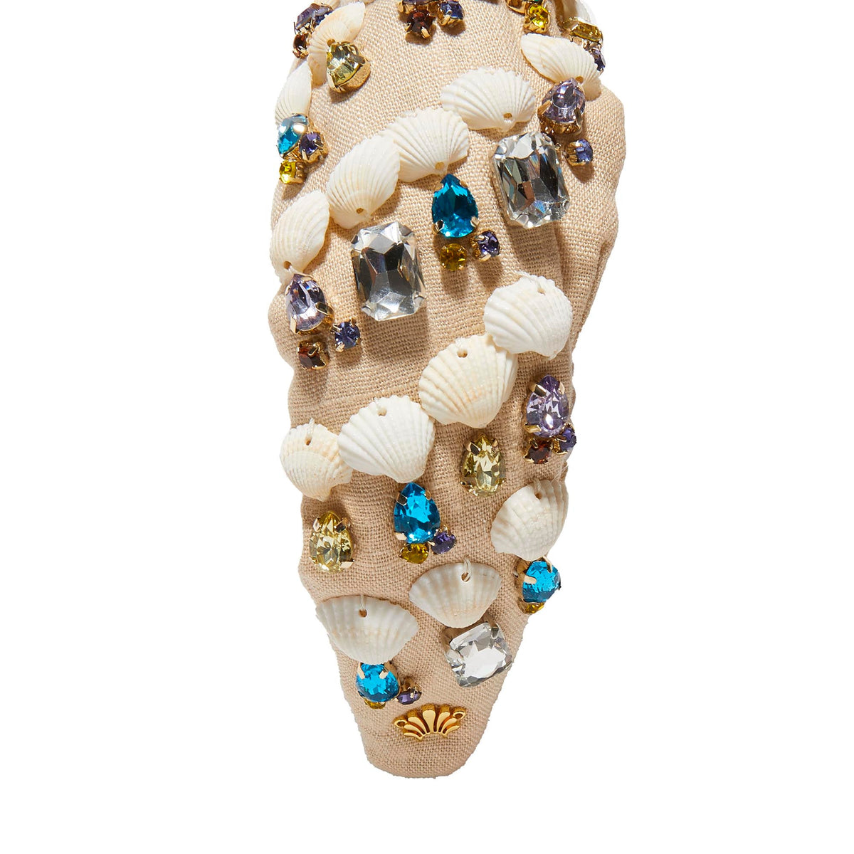 LELE SADOUGHI HEADBANDS SEA JEWEL MARLENE PEARL SHELL HEADBAND