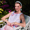 Lele Sadoughi HEADBANDS SEAFOAM CHARLOTTE TERRY HEADBAND