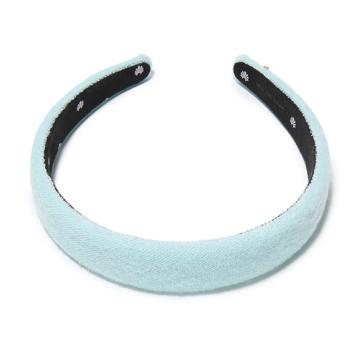Lele Sadoughi HEADBANDS SEAFOAM  CHARLOTTE TERRY HEADBAND