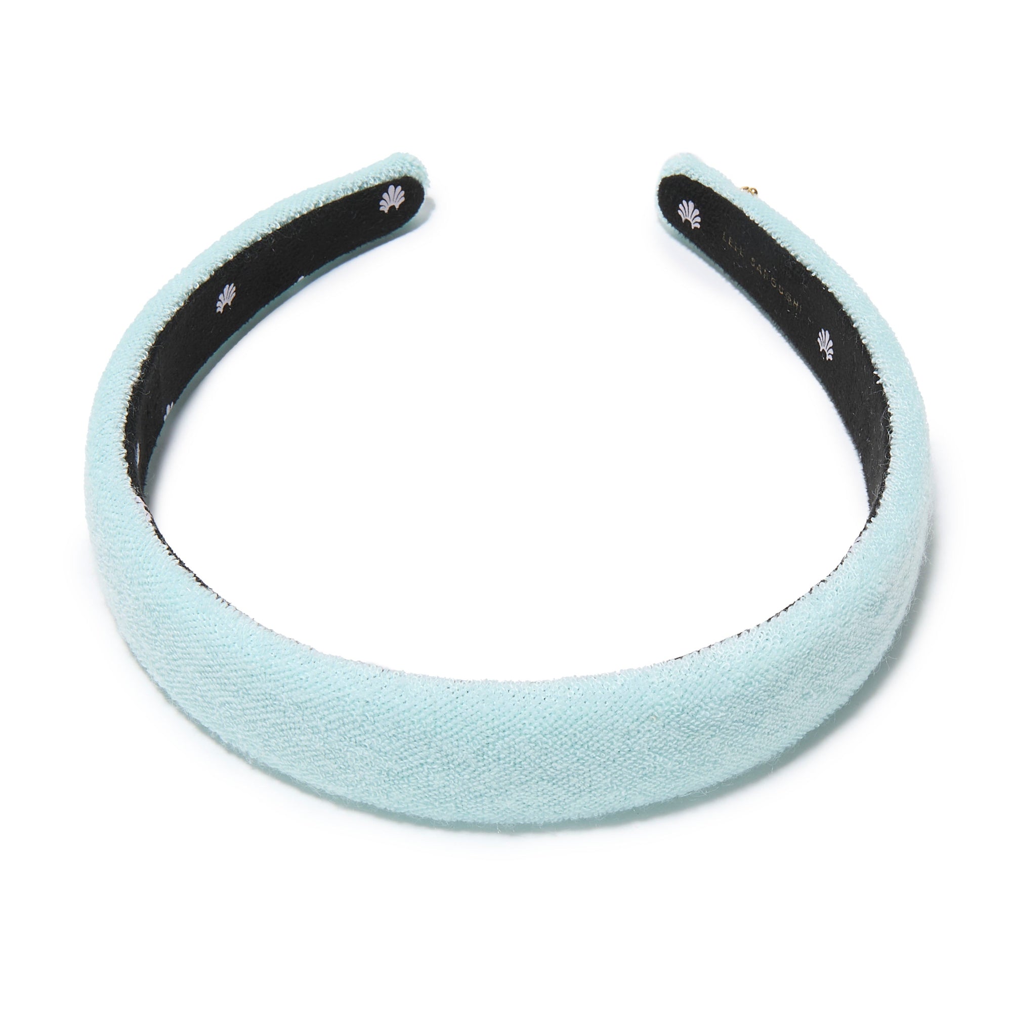 Lele Sadoughi HEADBANDS SEAFOAM CHARLOTTE TERRY HEADBAND