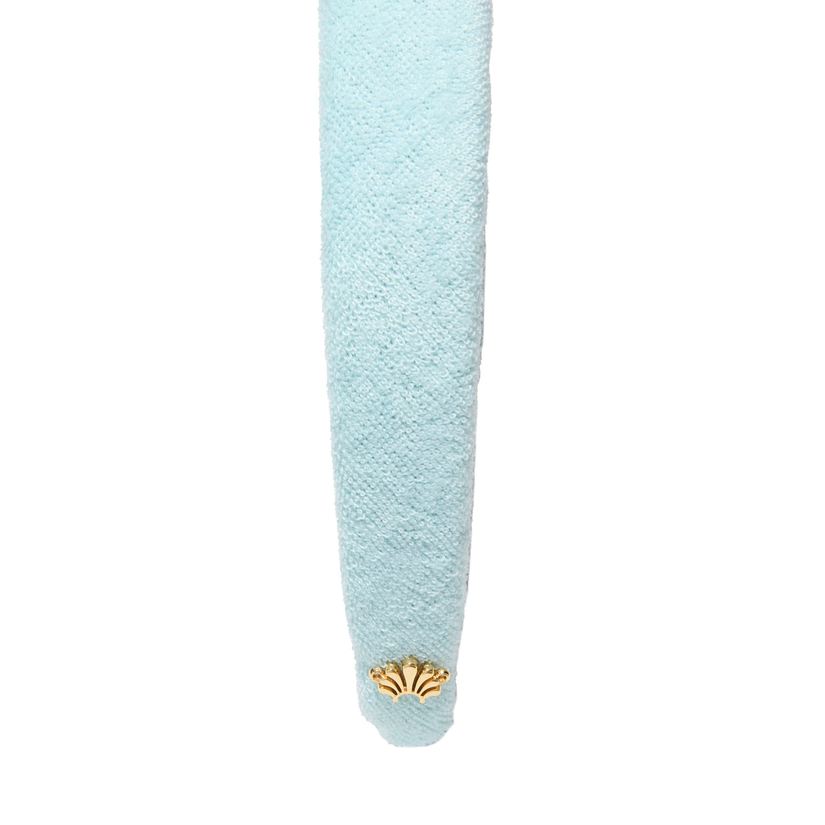 Lele Sadoughi HEADBANDS SEAFOAM  CHARLOTTE TERRY HEADBAND