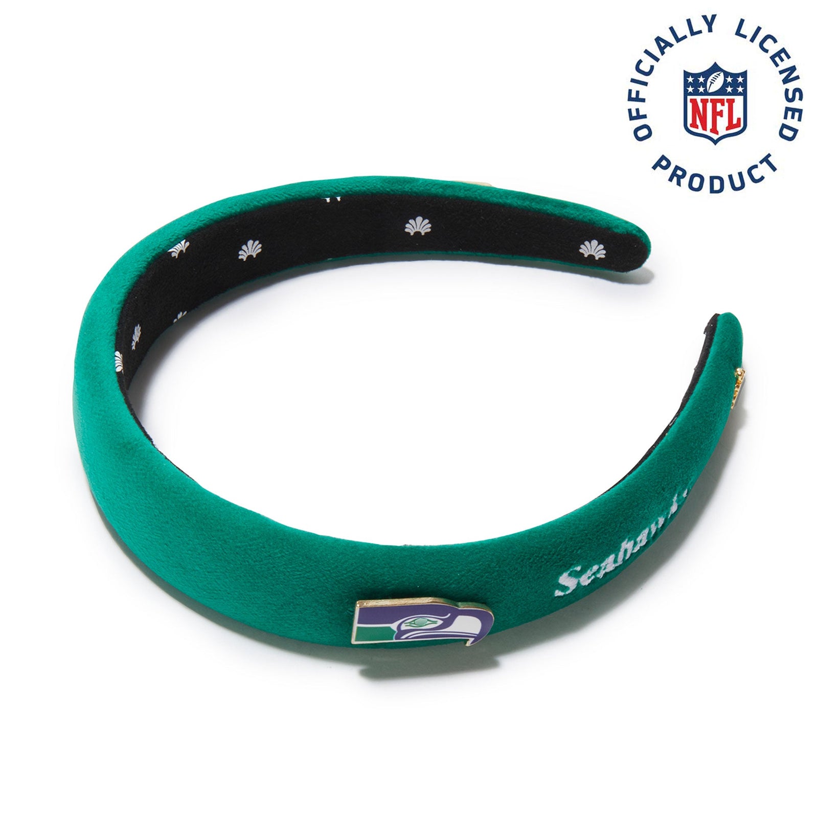 Lele Sadoughi HEADBANDS SEATTLE SEAHAWKS LELE X NFL GREEN CHARLOTTE HEADBAND *PRE-ORDER*