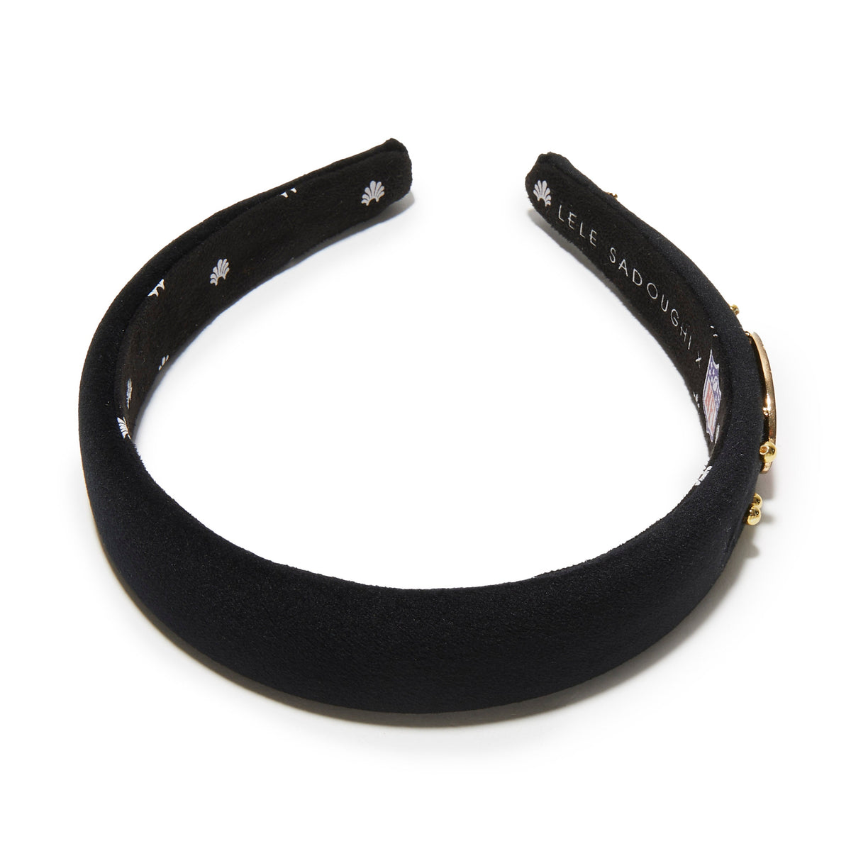 Lele Sadoughi HEADBANDS SF 49ERS LELE X NFL JET CHARLOTTE HEADBAND *PRE-ORDER*