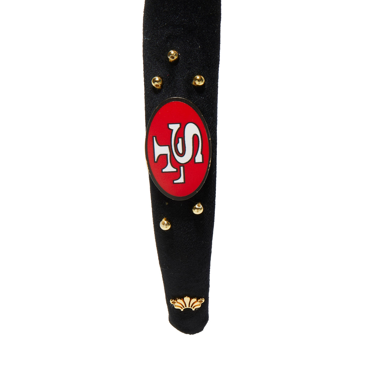 Lele Sadoughi HEADBANDS SF 49ERS LELE X NFL JET CHARLOTTE HEADBAND *PRE-ORDER*