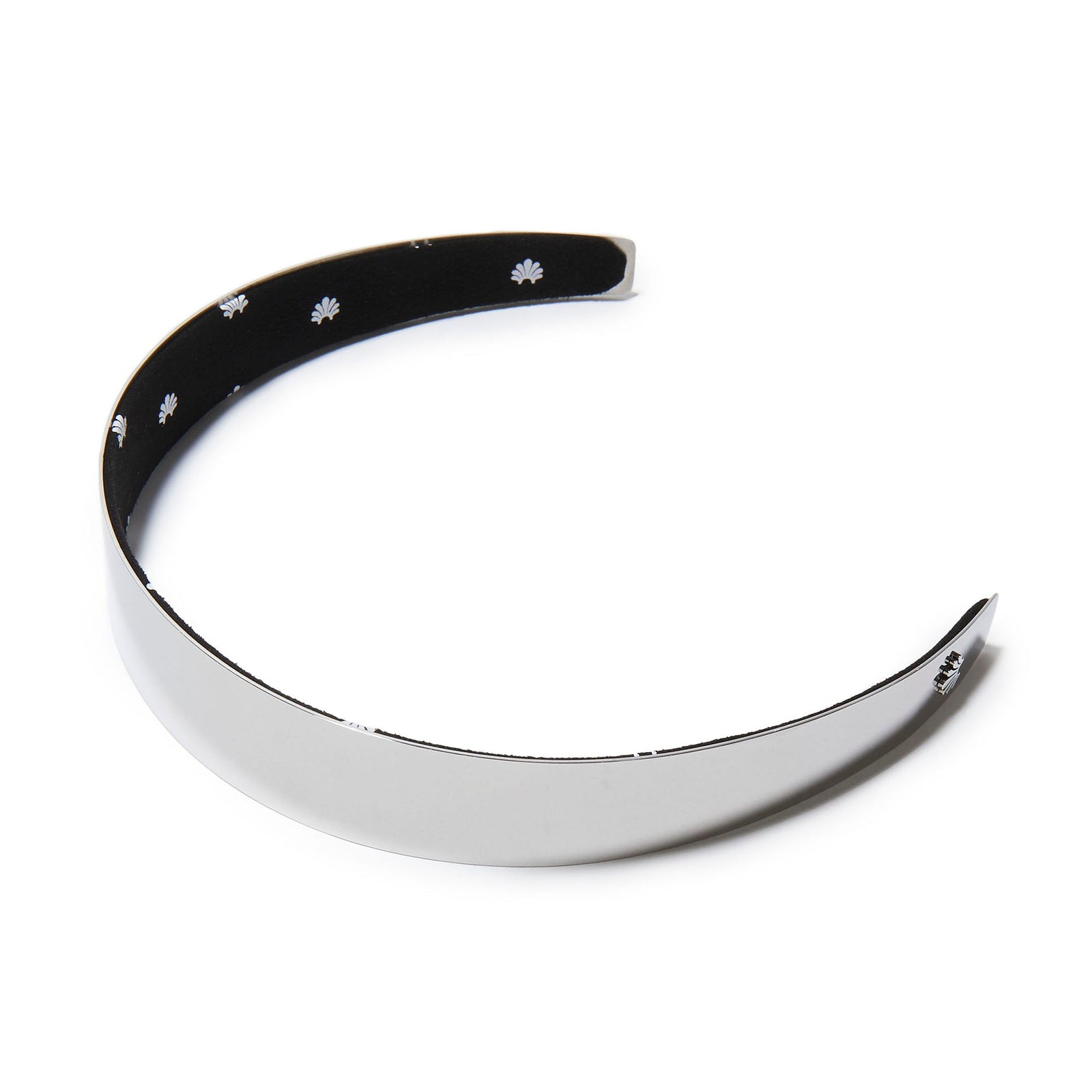 Lele Sadoughi HEADBANDS SILVER BESSETTE METAL HEADBAND