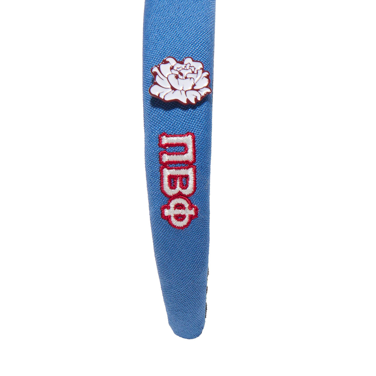 LELE SADOUGHI HEADBANDS SILVER BLUE PI BETA PHI CHARLOTTE HEADBAND
