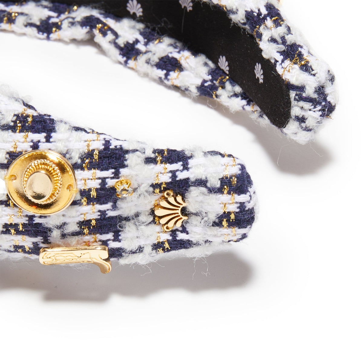 Lele Sadoughi HEADBANDS SOUTHERN SKY HOUSTON EMBELLISHED KNOTTED HEADBAND