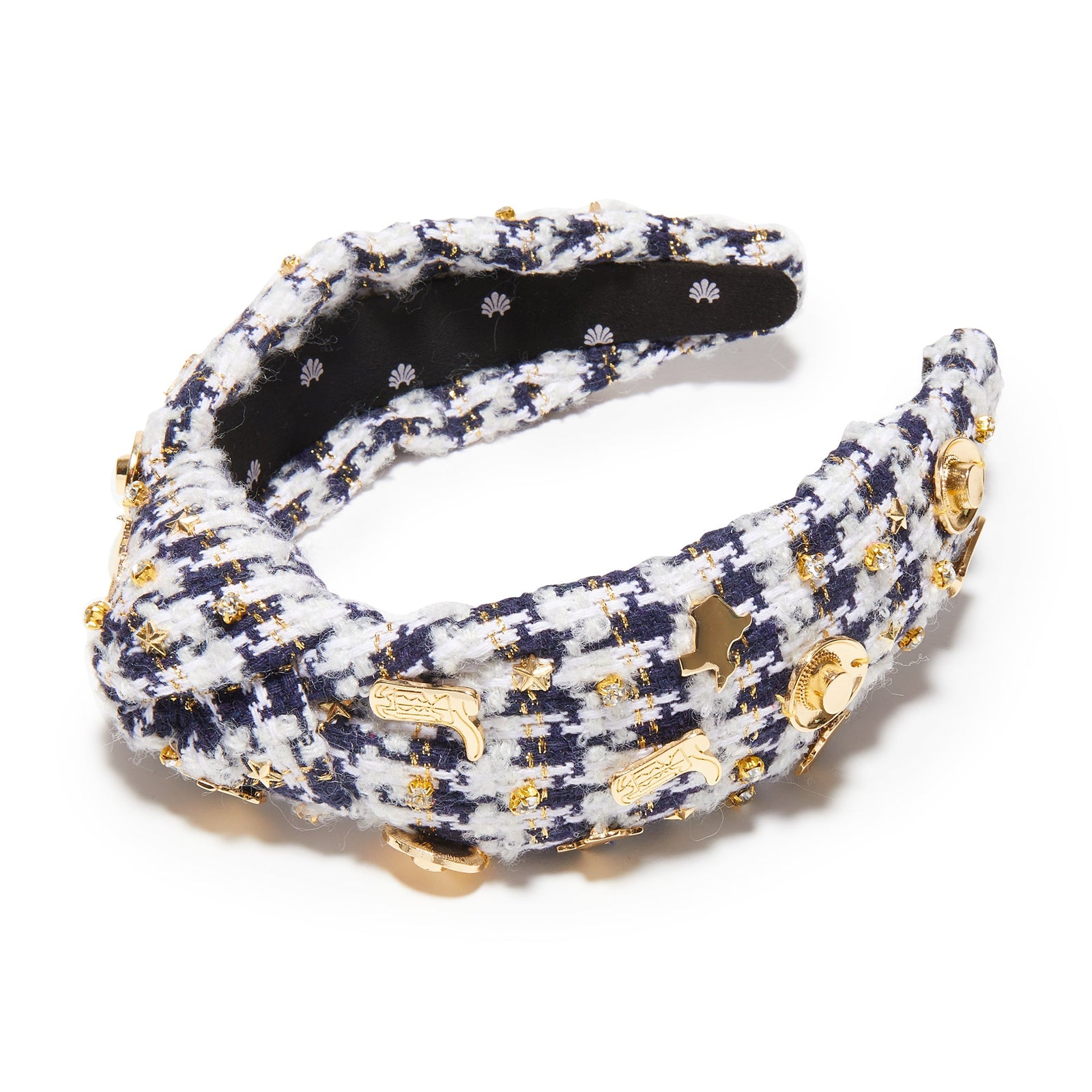 Lele Sadoughi HEADBANDS SOUTHERN SKY HOUSTON EMBELLISHED KNOTTED HEADBAND