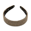 Lele Sadoughi HEADBANDS STONE BESSETTE TWEED HEADBAND