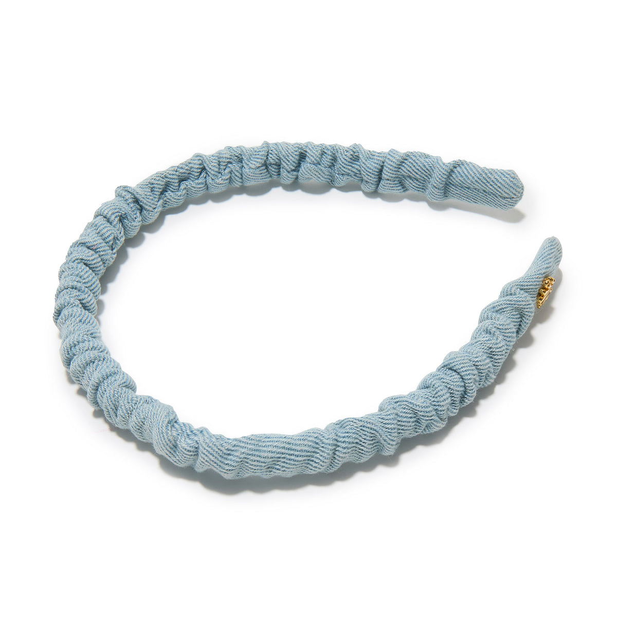 Lele Sadoughi HEADBANDS STONE WASH JESSIE DENIM HEADBAND