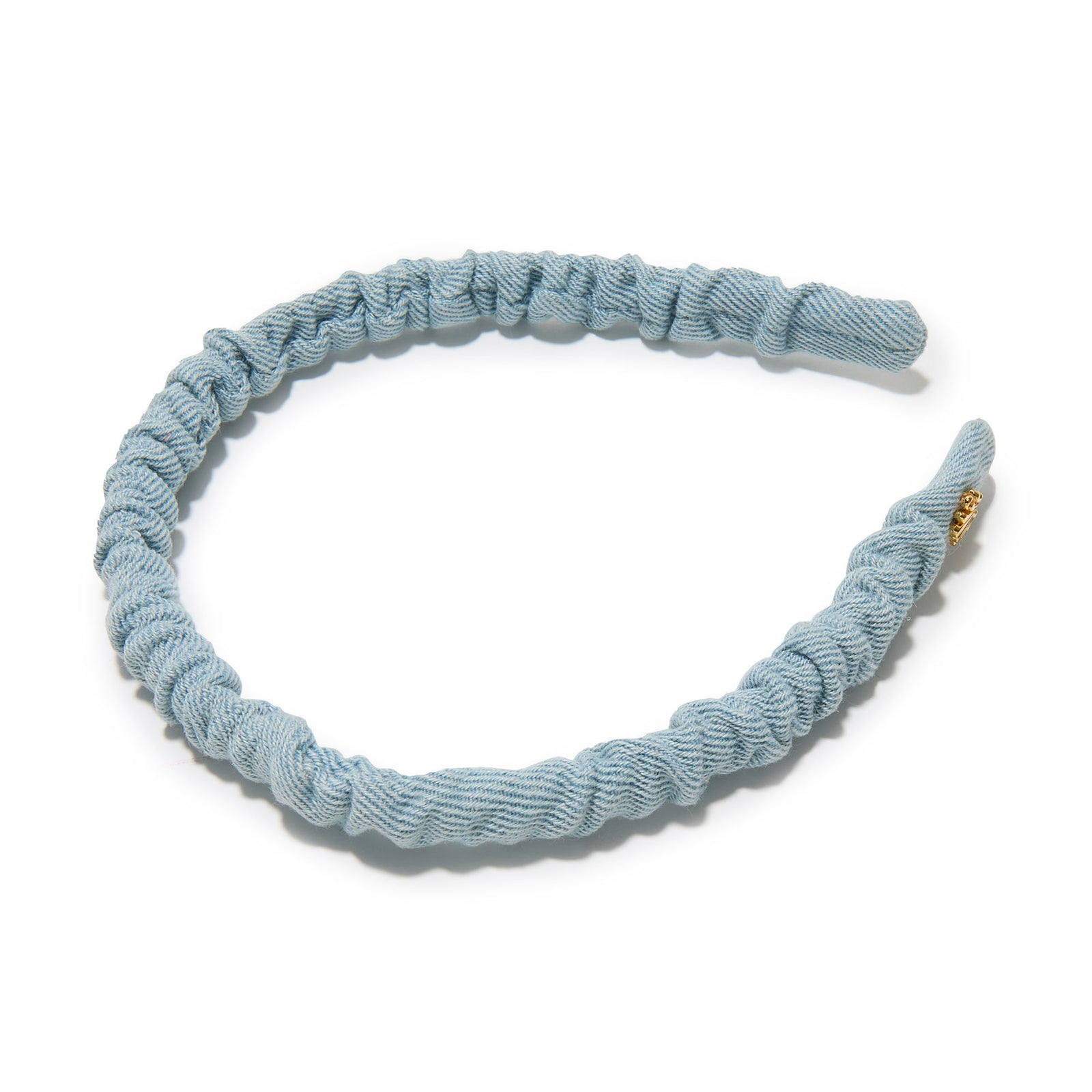 Lele Sadoughi HEADBANDS STONE WASH JESSIE DENIM HEADBAND