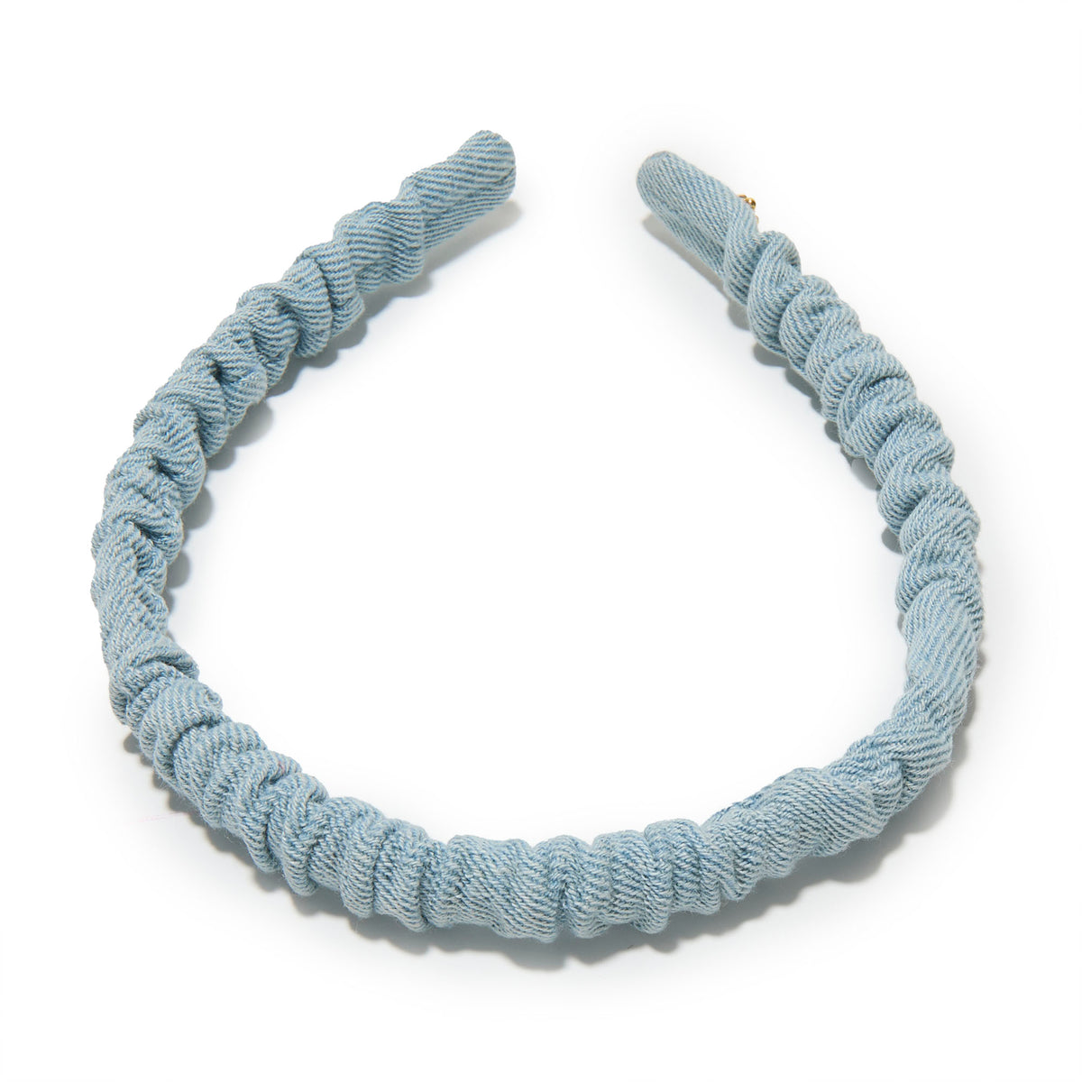 Lele Sadoughi HEADBANDS STONE WASH JESSIE DENIM HEADBAND
