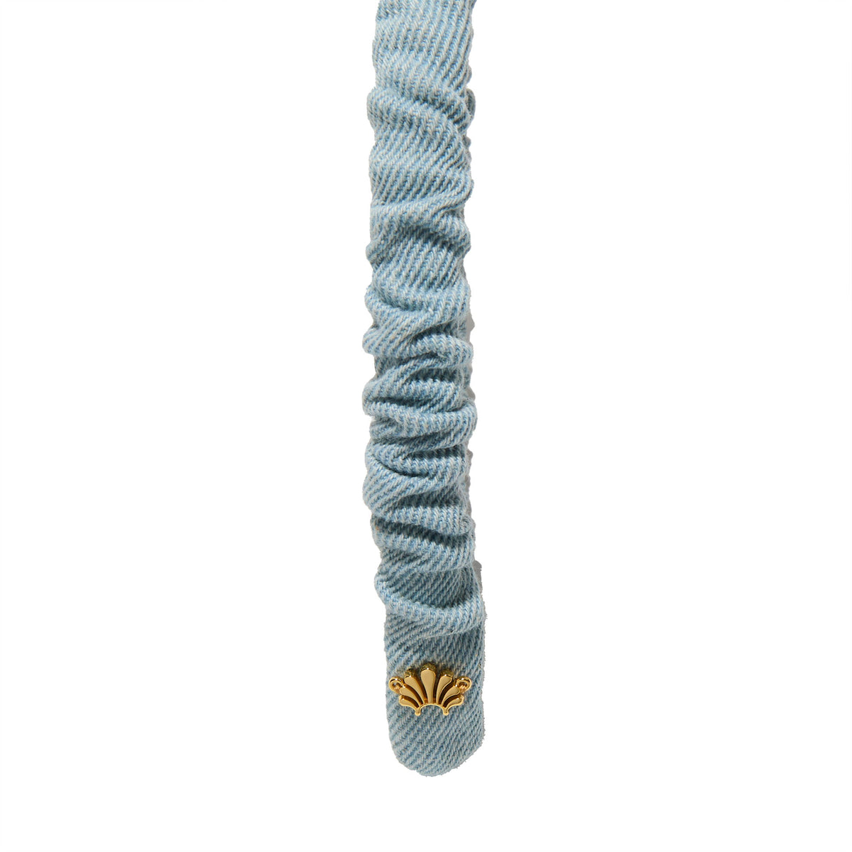 Lele Sadoughi HEADBANDS STONE WASH JESSIE DENIM HEADBAND