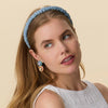 Lele Sadoughi HEADBANDS STONE WASH JESSIE DENIM HEADBAND