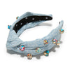 Lele Sadoughi HEADBANDS STONE WASH KNOTTED TERRAZO MEDLEY HEADBAND