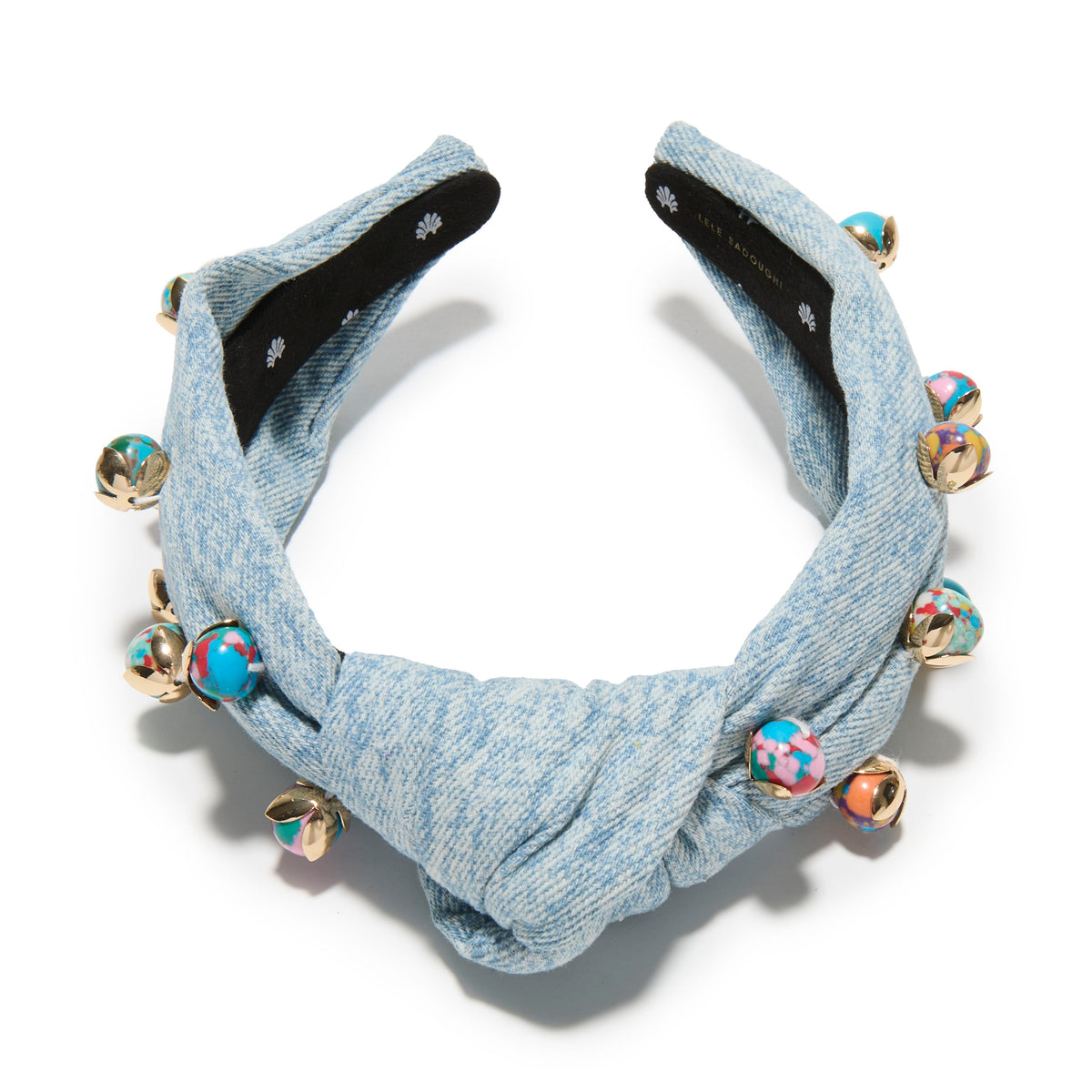 Lele Sadoughi HEADBANDS STONE WASH KNOTTED TERRAZO MEDLEY HEADBAND