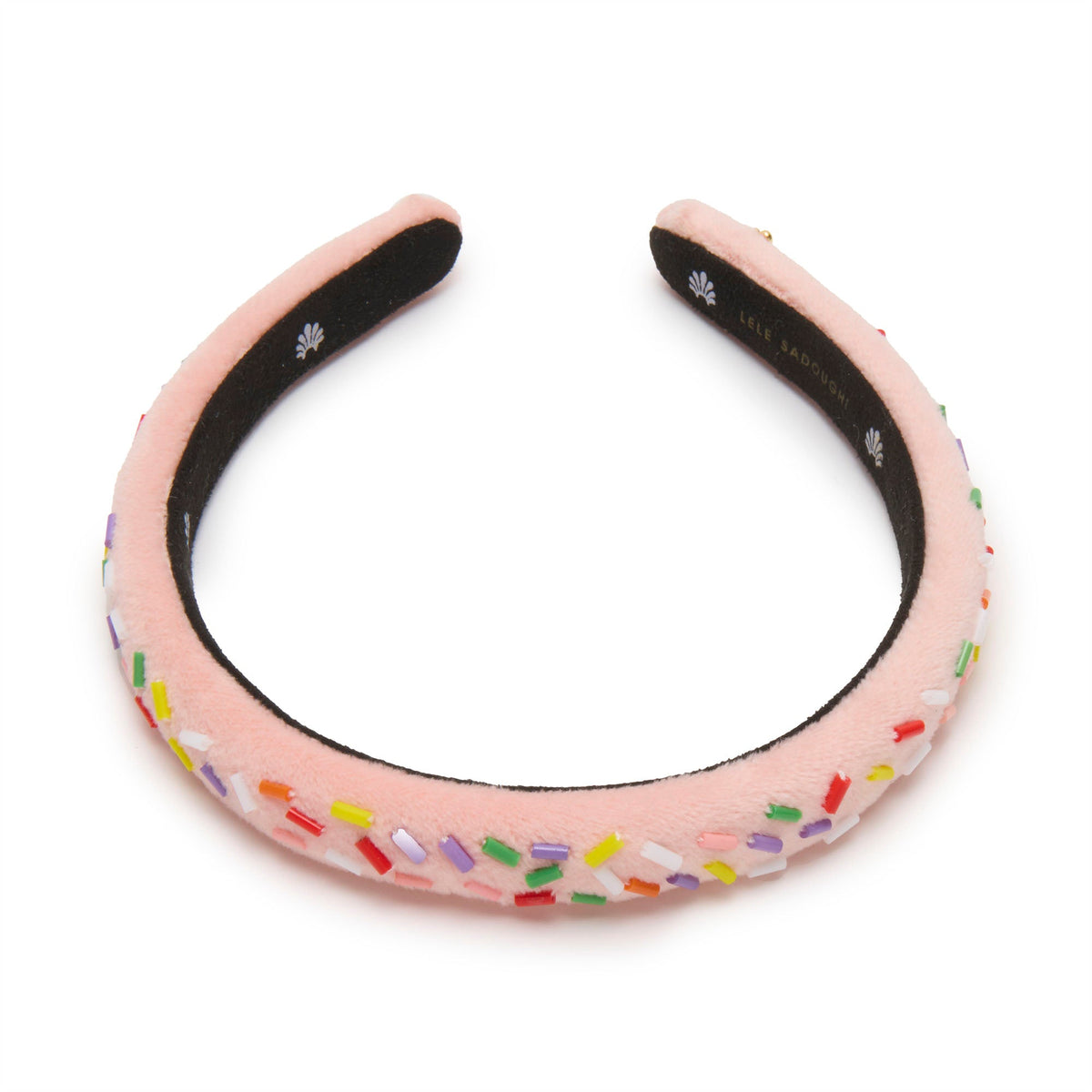 Lele Sadoughi HEADBANDS STRAWBERRY KIDS CHARLOTTE BEADED BIRTHDAY CAKE HEADBAND